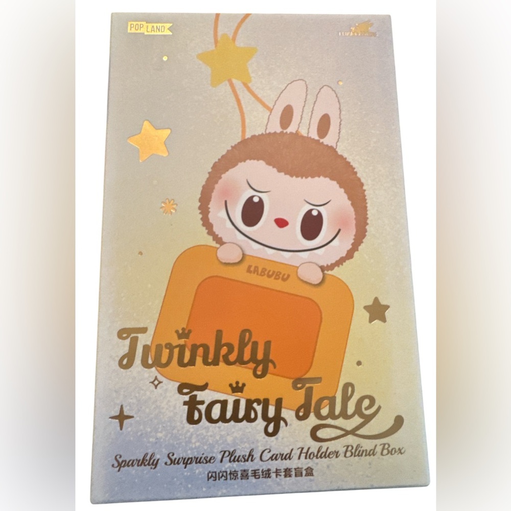 Twinkly Fairy Tale Labubu Plush Card Holder Blind Box Popland Exclusive